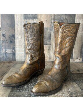 Acme Vintage 1776 Western Cowboy Boots Mens 12 B